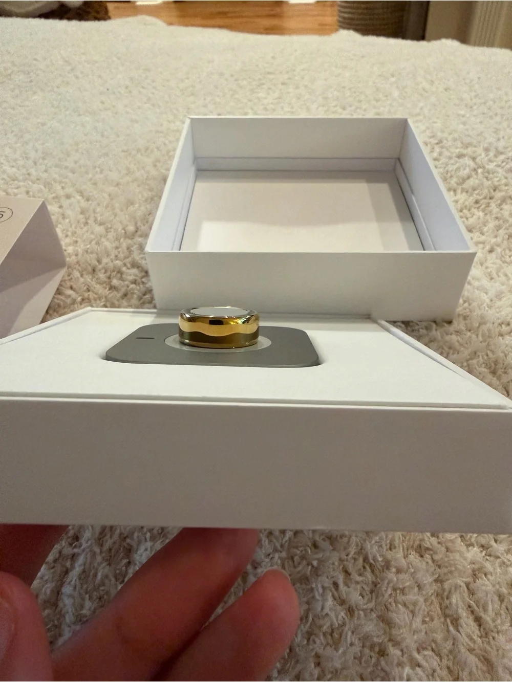 Oura Ring 4, Size 5, Gold Finish - Brand New, Unworn.